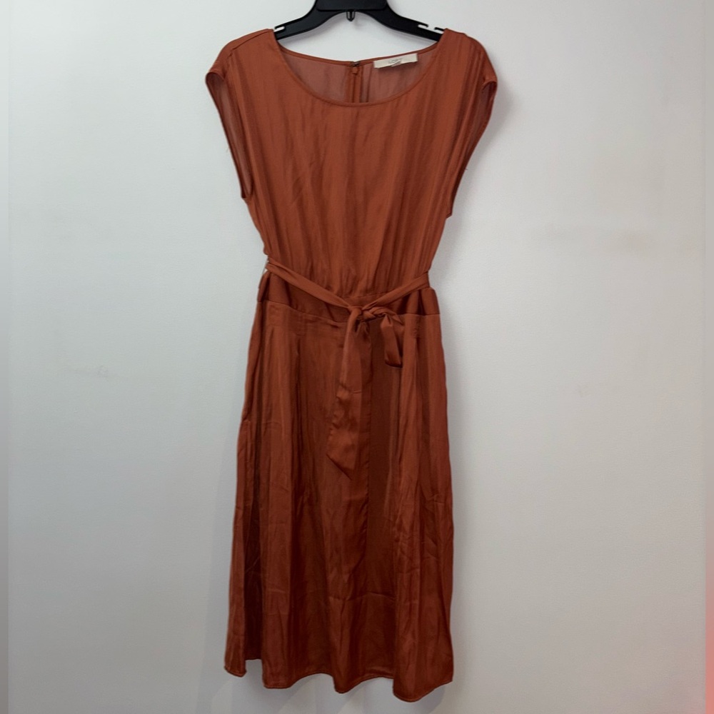 Loft Elegant Rust Dress